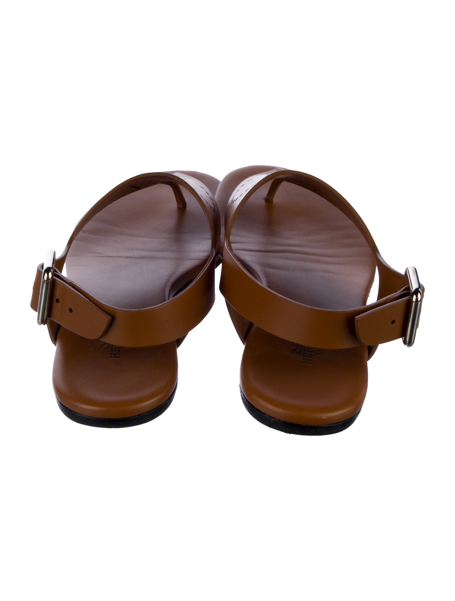 Hermès Kola H Logo Slingback Sandals